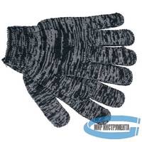 Перчатки трикотажные, меланж, 10 класс