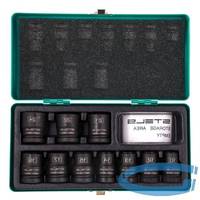 Набор шестигранных ударных торцевых головок 1/2" 10-24 мм 10шт// Stels